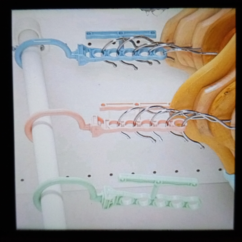 One Clothes hanger closet accessory